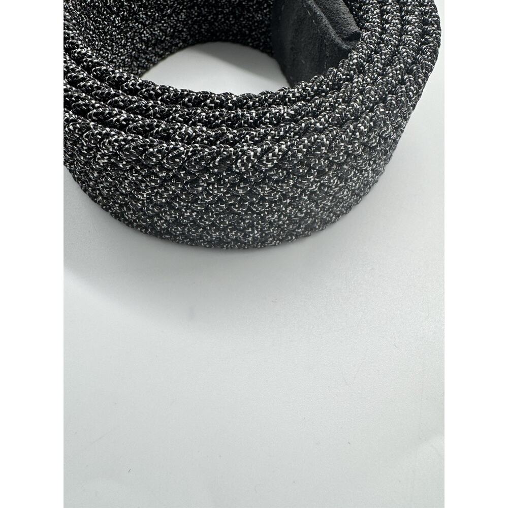 NWT Cremieux Big Man Woven Stretch Knit Belt Dark Gray Braided Size 2X - Picture 4 of 6